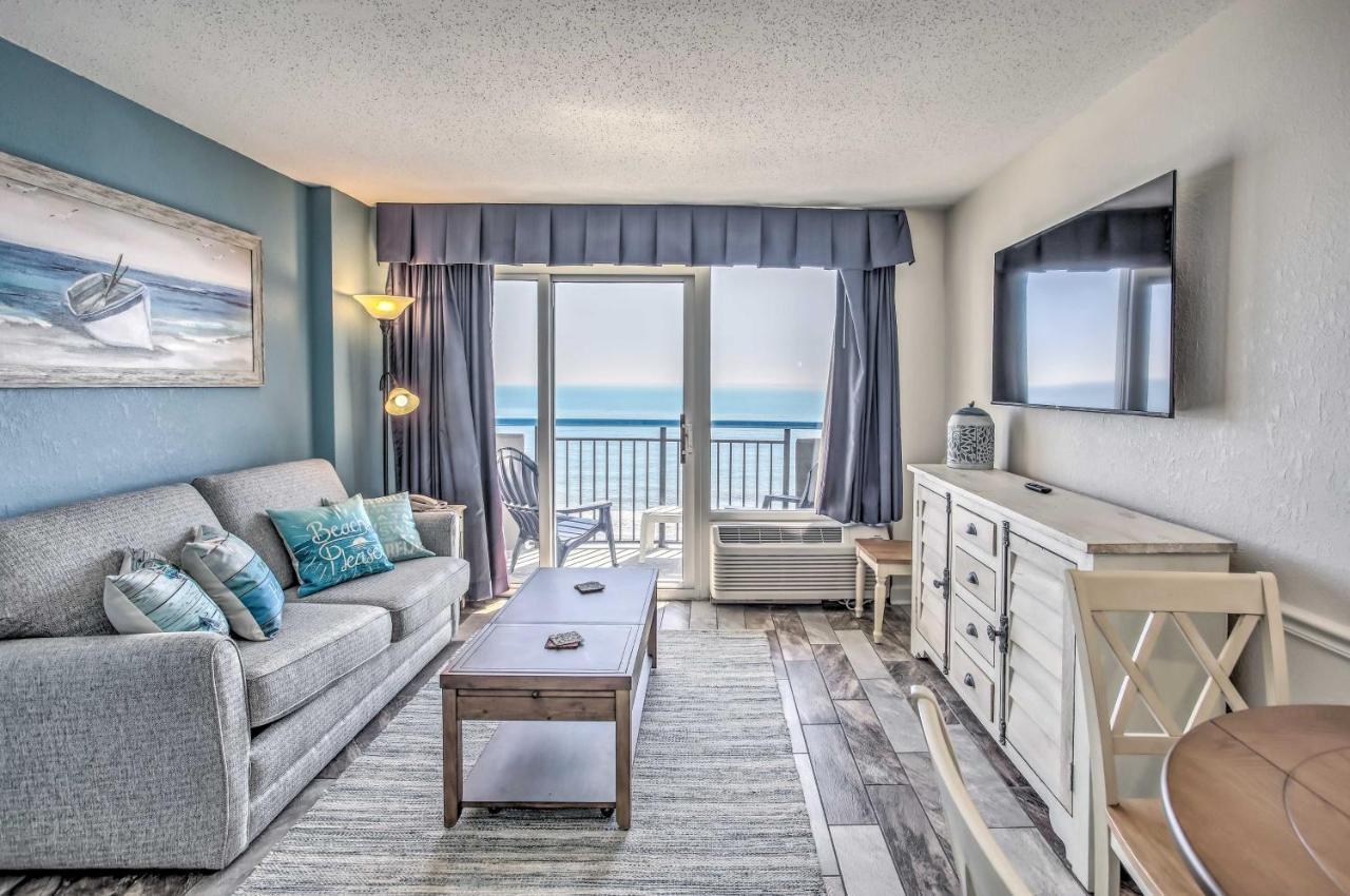 Airy Oceanfront Myrtle Beach Condo With Balcony 외부 사진