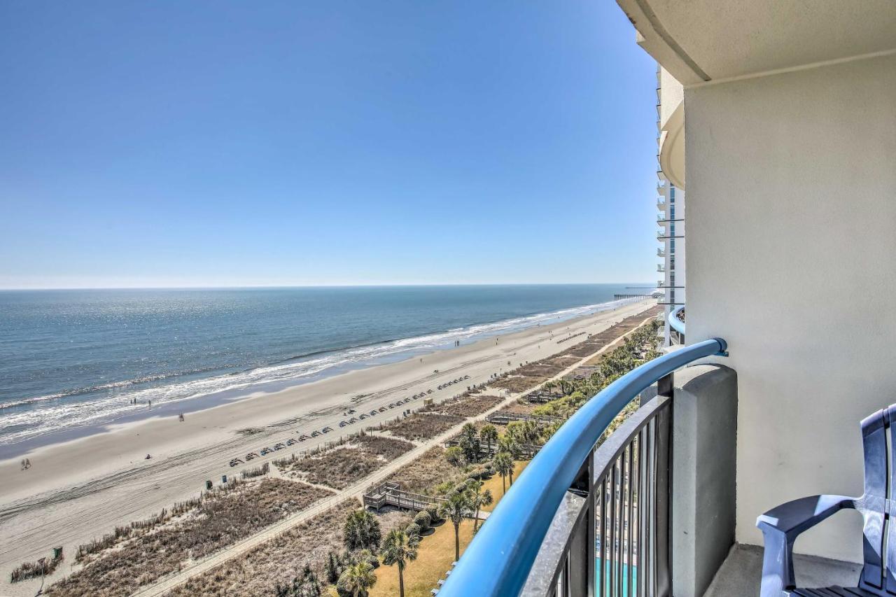 Airy Oceanfront Myrtle Beach Condo With Balcony 외부 사진