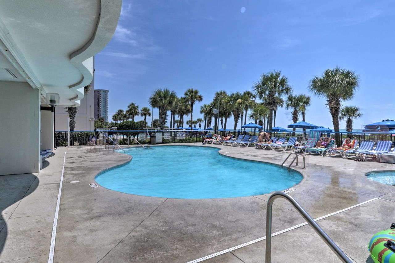 Airy Oceanfront Myrtle Beach Condo With Balcony 외부 사진