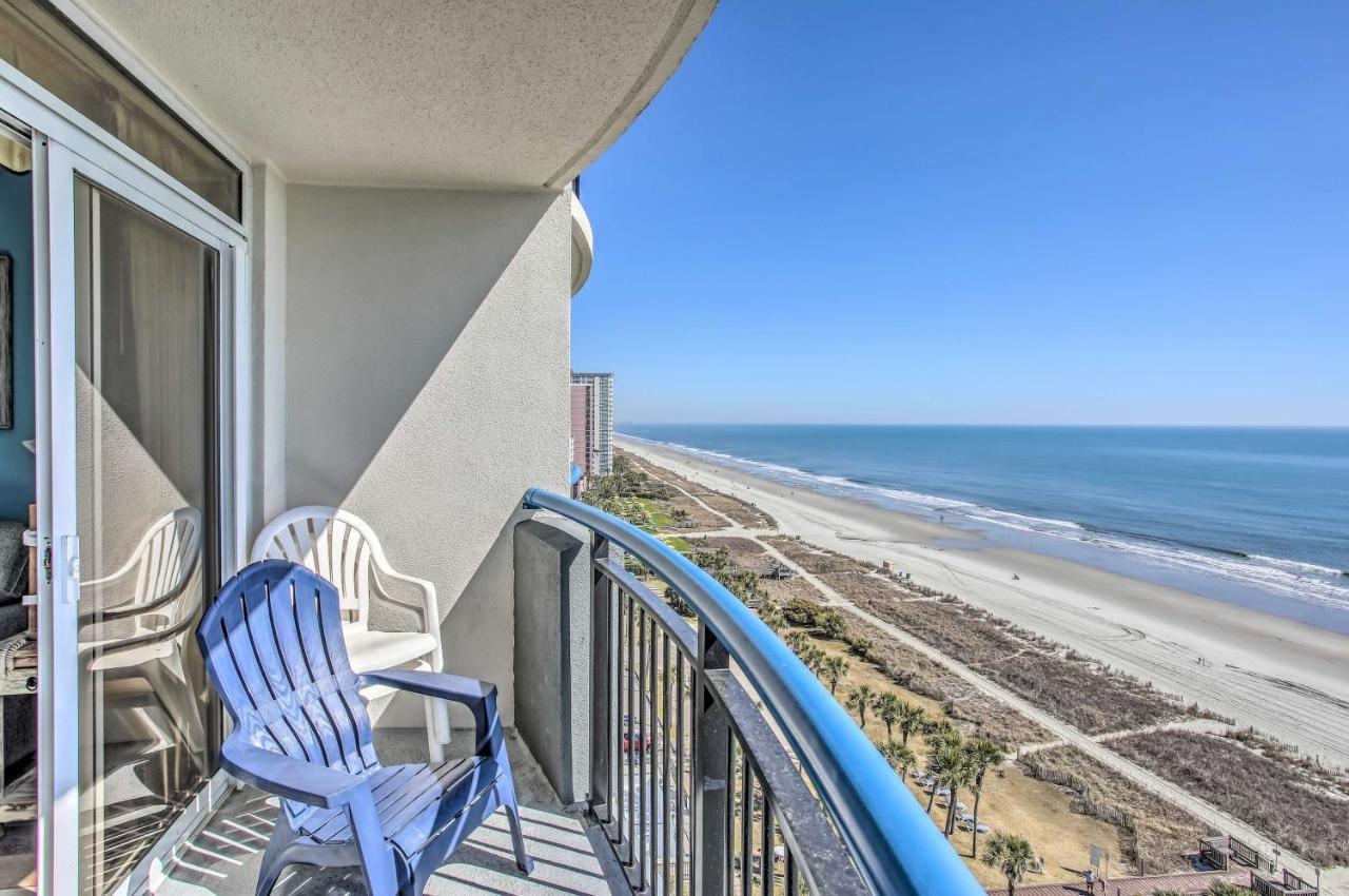 Airy Oceanfront Myrtle Beach Condo With Balcony 외부 사진